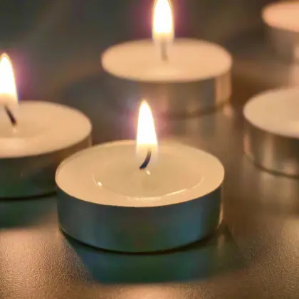 Candle exporter wedding tealight candle normal white candles