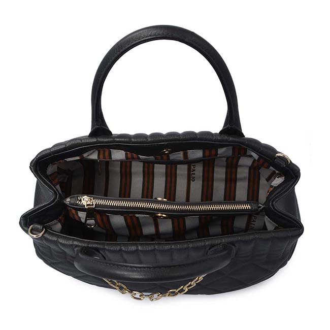 Leather High Quality Handbag Beauty Grid Woman Bag