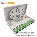 8 พอร์ตกล่องต่อสายไฟเบอร์ออปติก SC LC FTTH