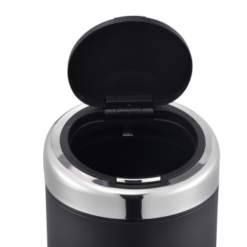50L Round Office Kitchen Stainless Steel Trash Can