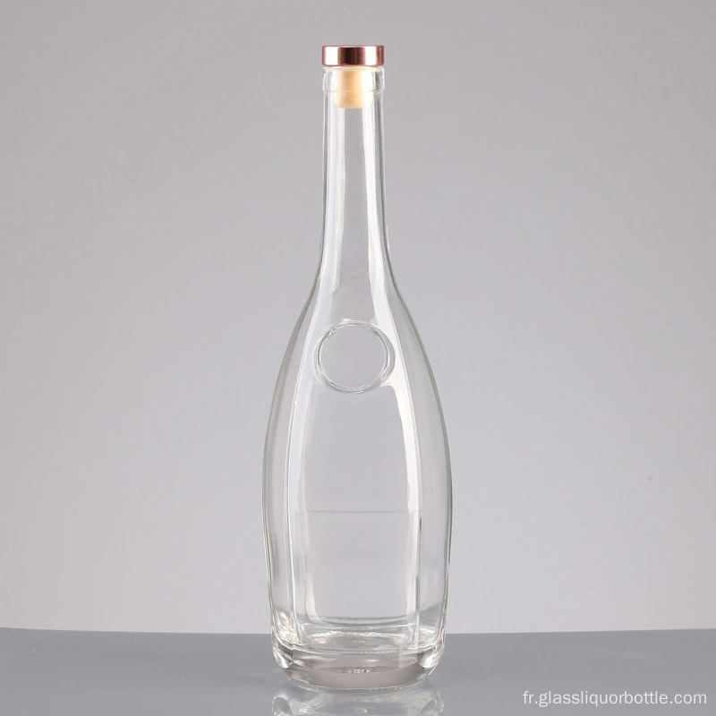 Base de lourds vide en vrac 500ml de vodka Gin Rhum Bouteille de verre -  Chine Bouteille de liqueur et bouteille de vodka prix