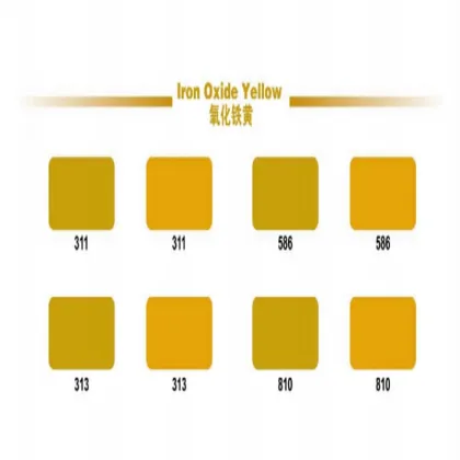 Iron Oxide Series, Red, Yellow, Orange, Black, Brown