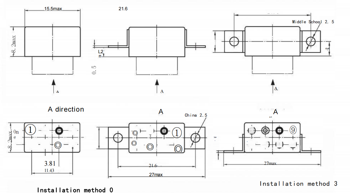 KJRC-200M construcție etanșă și componente interne