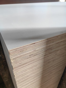 (4x8ft) White/ Black Laminated Plywood