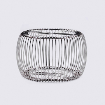 Goolee Chic Design Modern Multifunction Slivery Metal Coffee Table