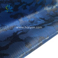 Customized blue aramid carbon fiber mixed fabric roll