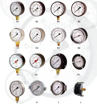 ±2.5% Bourdon Tube General Pressure Gauge For Pumps , Regulators