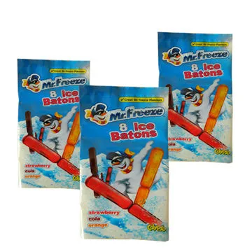 Customized printed food grade tic bags for frozen food