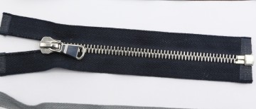 The Metal 8# Open-End High Quality Shiny Silver Teeth Smooth Kcc Zipper