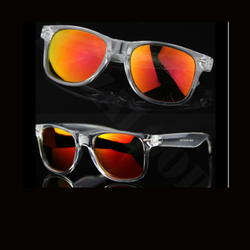 Transparente Sonnenbrille Mode UV400 CE Clear Mirror Sonnenbrille 2024