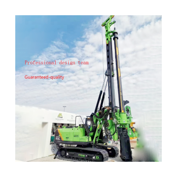 Mobile Portable Hydraulic Piling Rig with Max Torque 90kN.m for Oilfield Drilling