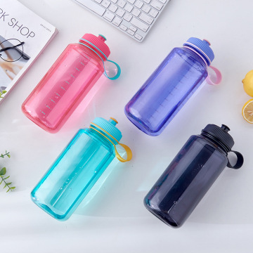 Custom Material PETG PC Tritan Transparent Cylindrical 32oz Plastic Water Bottles