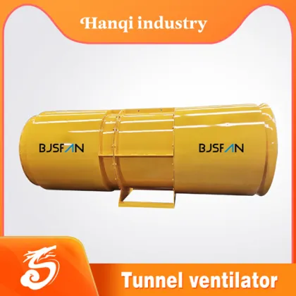 30kW37kW2D extended muffler Exhaust fan in tunnel (jet fan)
