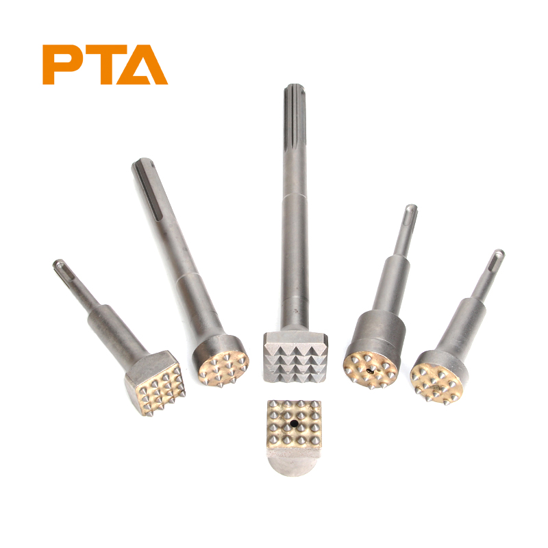Concrete Surface Removal Bush Hammer Bits And Chisel Tools, High ...