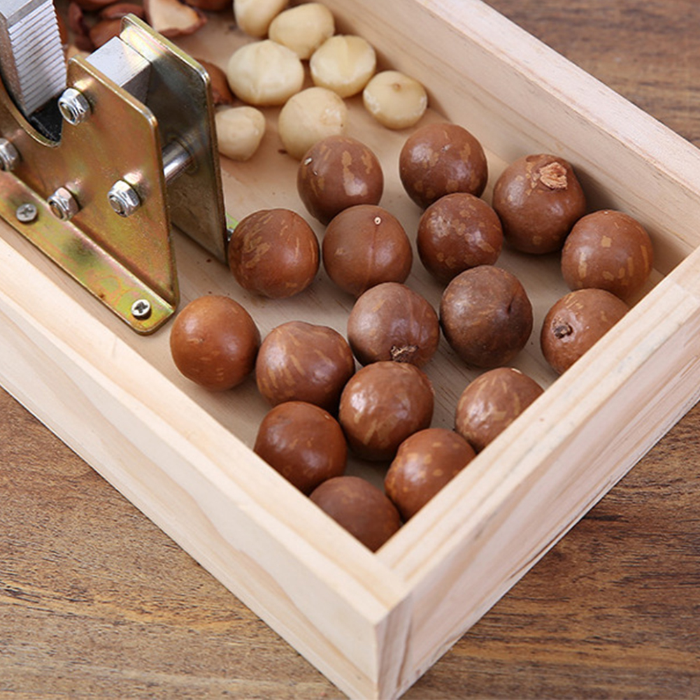 Portable Peeling Machine Multipurpose Nut Cracker Rustproof Non Slip With Handle Macadamia Opener Tongs Metal Walnut Tool