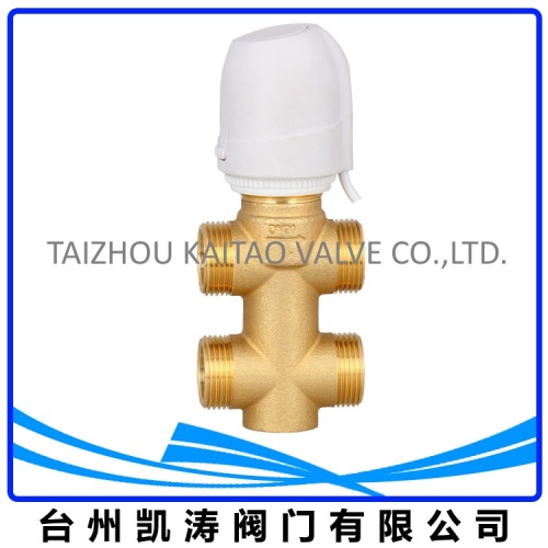 Fan coil unit valve with thermal actuator 230v