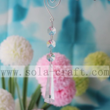 60MM clair lustre en cristal pendentif goutte magnifique arbre de mariage pièces pour l&#39;hôtel