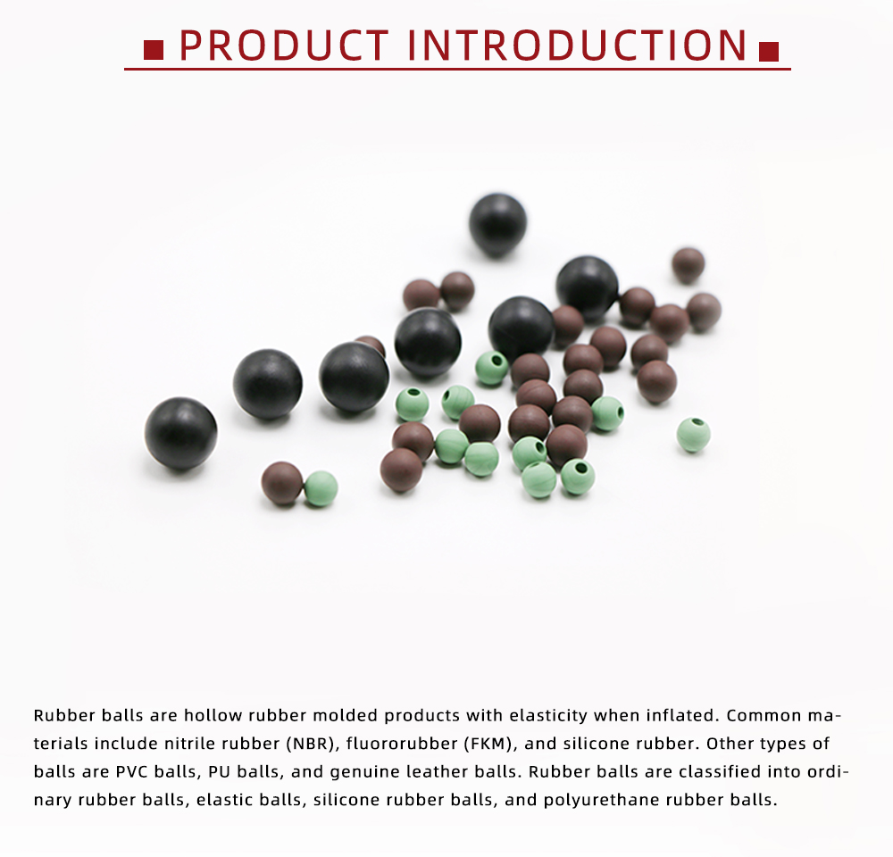 Solid Precision Rubber Ball for Sealing x