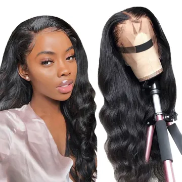 Cheap Body Wave Raw Brazilian Virgin Human Hair Hd Full 360 Lace Frontal Wig Transparent Lace Front Wig For Black Women