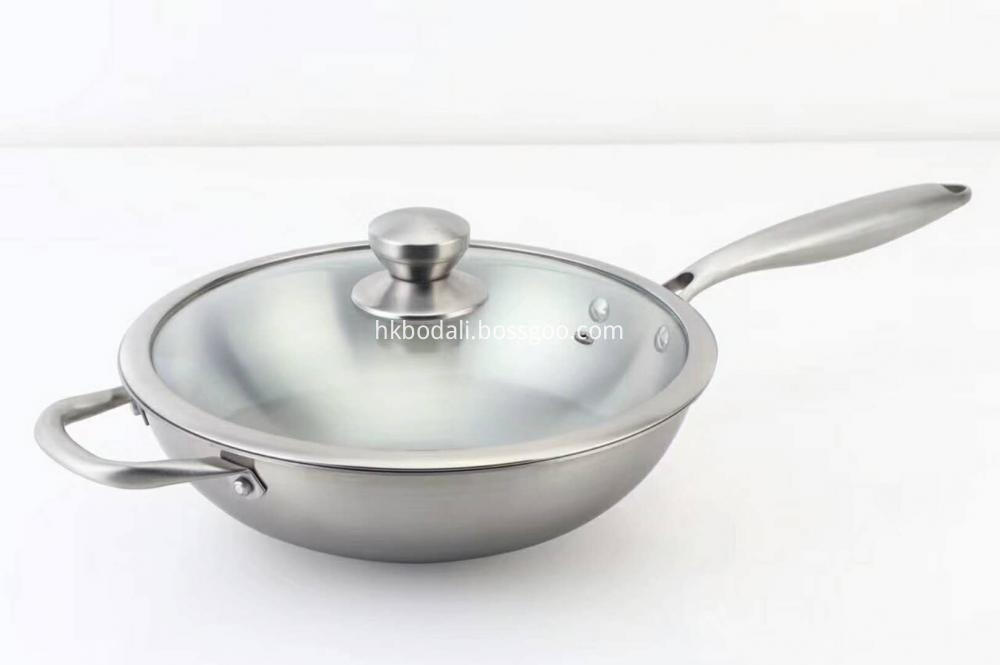 Stainless Steel Pan With Lid