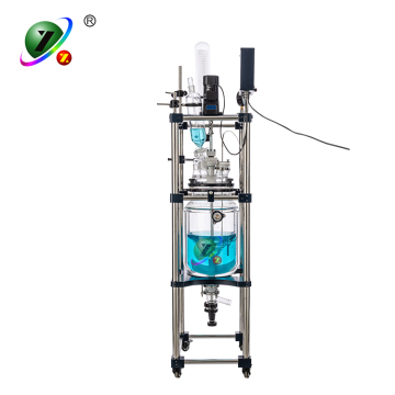 10L Double Layer Jacketed Glass Reactor with Heating Vessel