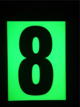 Realglow Photoluminescent  Flat Number 8