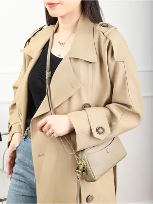 2024 New Soft Cowhide Fashionable Mini Crossbody Bag