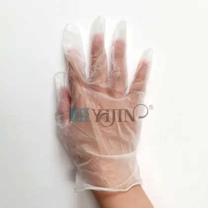 Cheap disposable thin plastic gloves