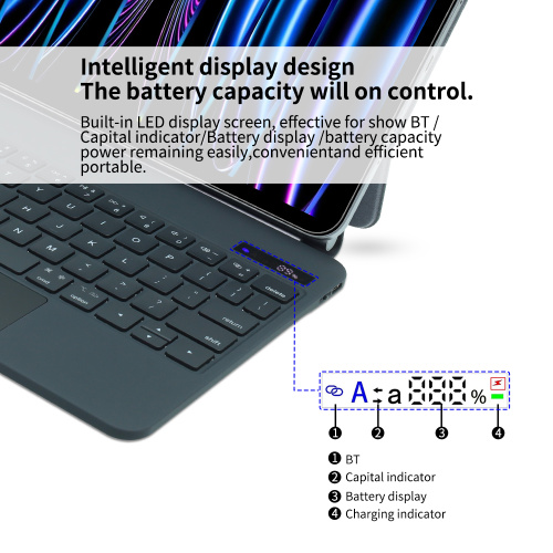 LED Display Magic Keyboard Case