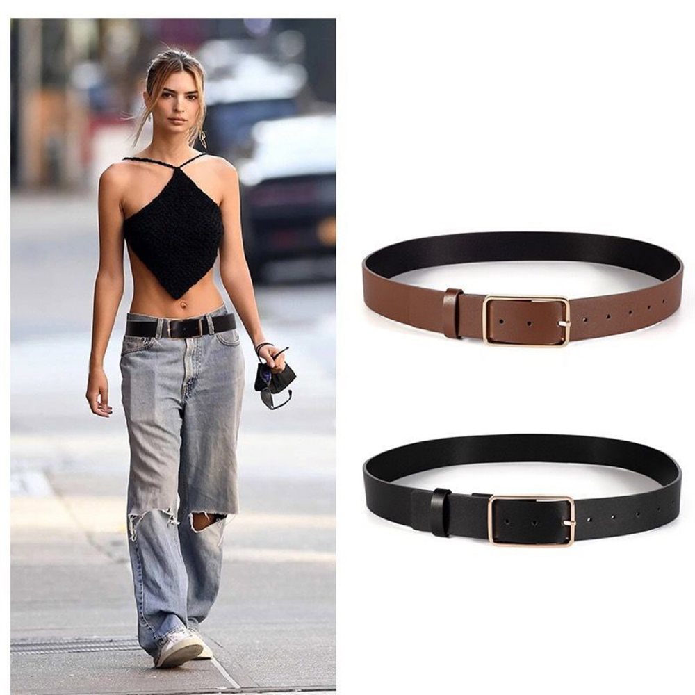 Effortless Charm Classic Leather Women S Waist Belt