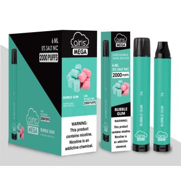 Disposable Vape Pen Full Flavors Airis Mega Vaporizer