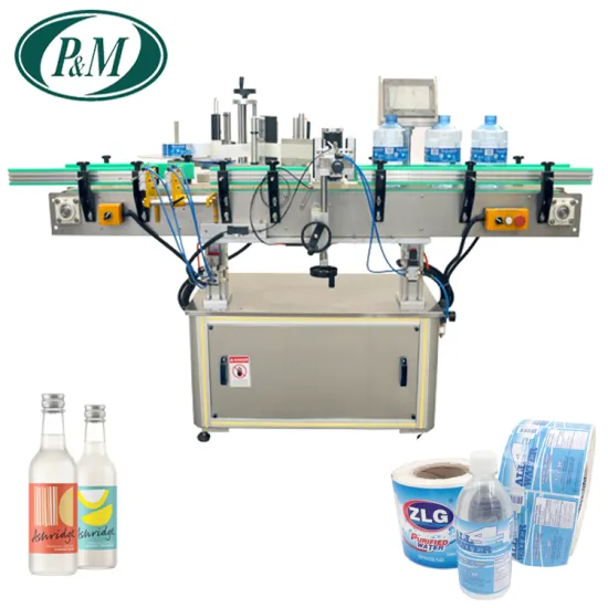 PM-630 Automatic Round Bottle Adhesive Labeling Machine Price for Sticker Labels