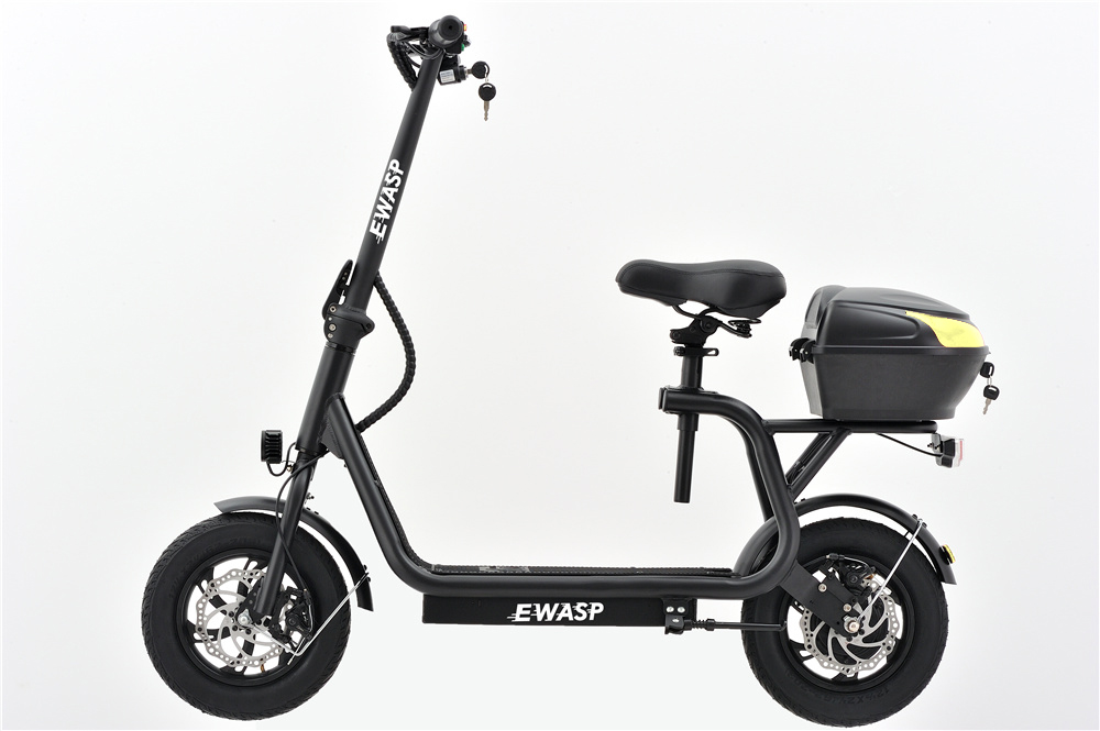 Scooter elétrico de duas rodas inteligente dobrável