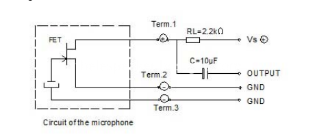 EM1465UL-2 Electret Condenser Microphone