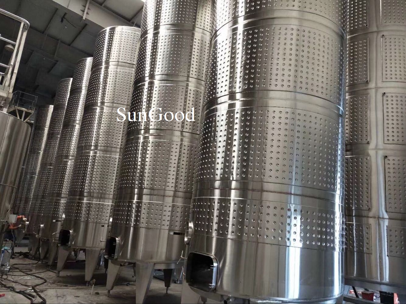 Winery/Cider/Wine/White/Grape/Stainless Steel Pico Fermenter/Vessel with cooling jacket/Transport tank/Blending Tank