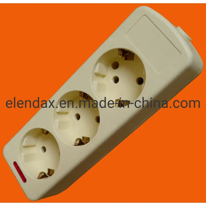 Soket ekstensi standar Eropa 10/16A (E9003E)