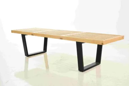 Modern Furniture Solid Wood Bench Coffee Table