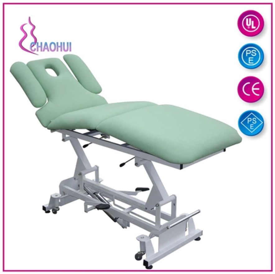 Portable salon electric beauty bed for massage