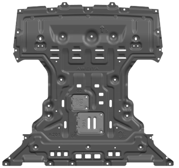 2024 Junxi 3D Sous-body Bottom Protection Protection Plaque pour Avatar 12 Nouvelle Énergie EV