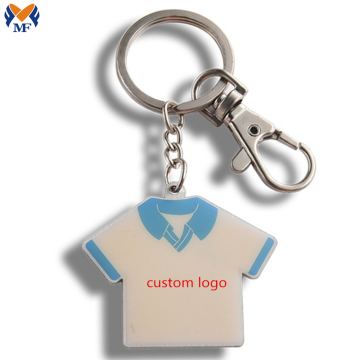 Metal Custom Logo Doubel Sided Epoxy Keychain