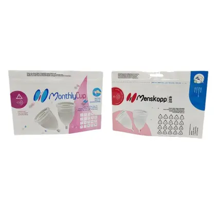 Custom Menstrual Cup Packaging Bags - Wholesale New Menstrual Cup Packing Bag