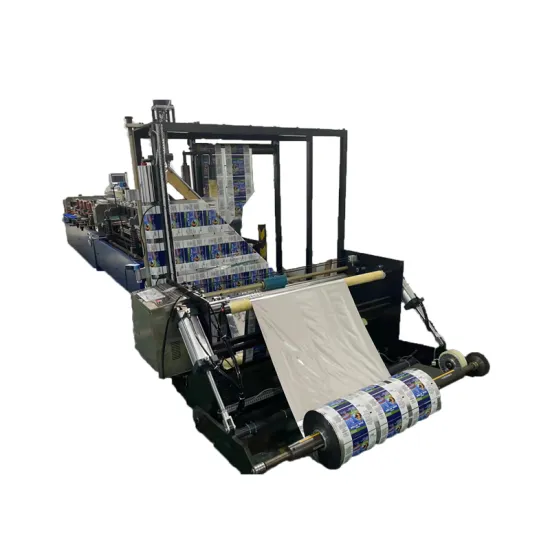 Three Side Seal Pouch Making Machine for Food Packing with Zipper Option