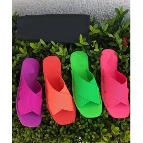 Flat Sandals For Women Women Plus Size Soft Beach Slide Slippers Factory