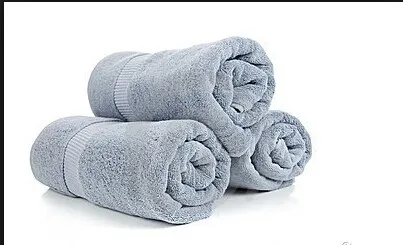 100% Cotton Satin Border Bath Towels Luxury Home Towels