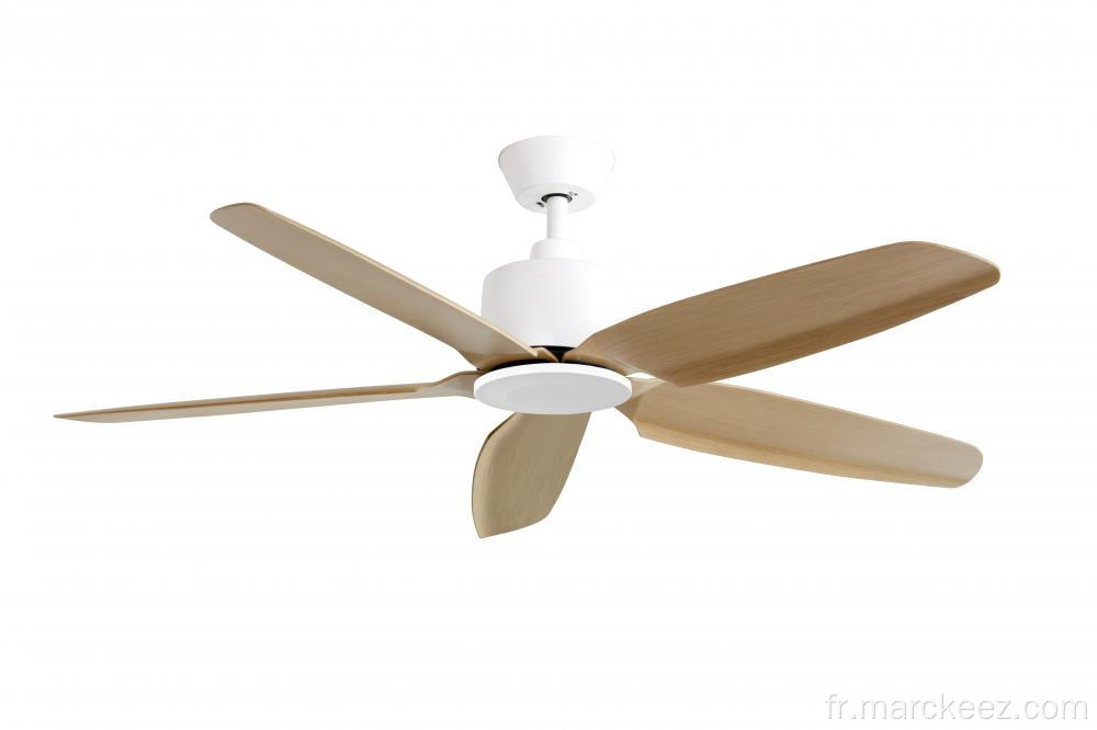 Fan de lame de ventilateur de bois blanc