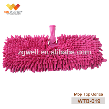 WTB-019 Microfiber cleaning flat mop top,mop cloth,steam chenille mop head,Cotton blended Mops,washable and repeatedly