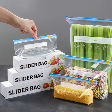 Eco Friendly Leakproof Freezer Bags Wholesale: Reusable LDPE Food Packing Storage Slider Bags