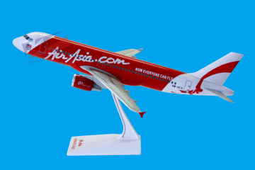 A320 Airasia Plastic Plane Model