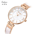 OUDUYA Fashion British Retro Student Reloj de cuarzo para mujer