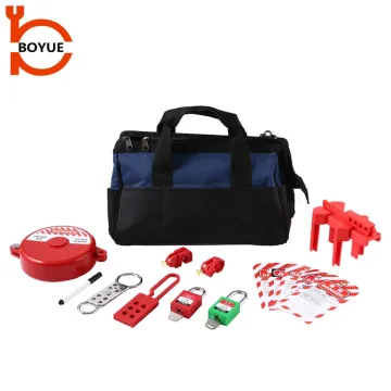 Blue Safety Lockout Kit Bag with Lockout Tagout from China Factory